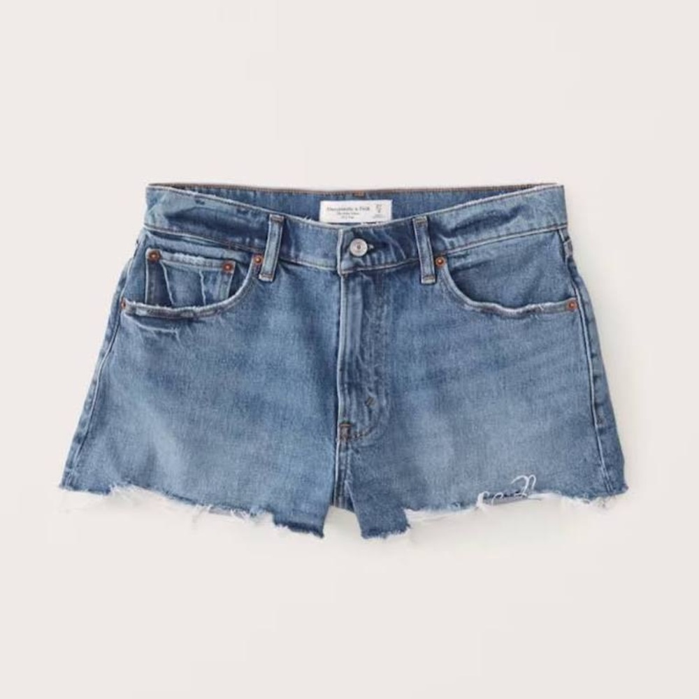 Abercrombie Curve Love Mid Rise Mom Short